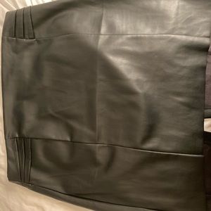 Express Faux Leather Pencil Skirt